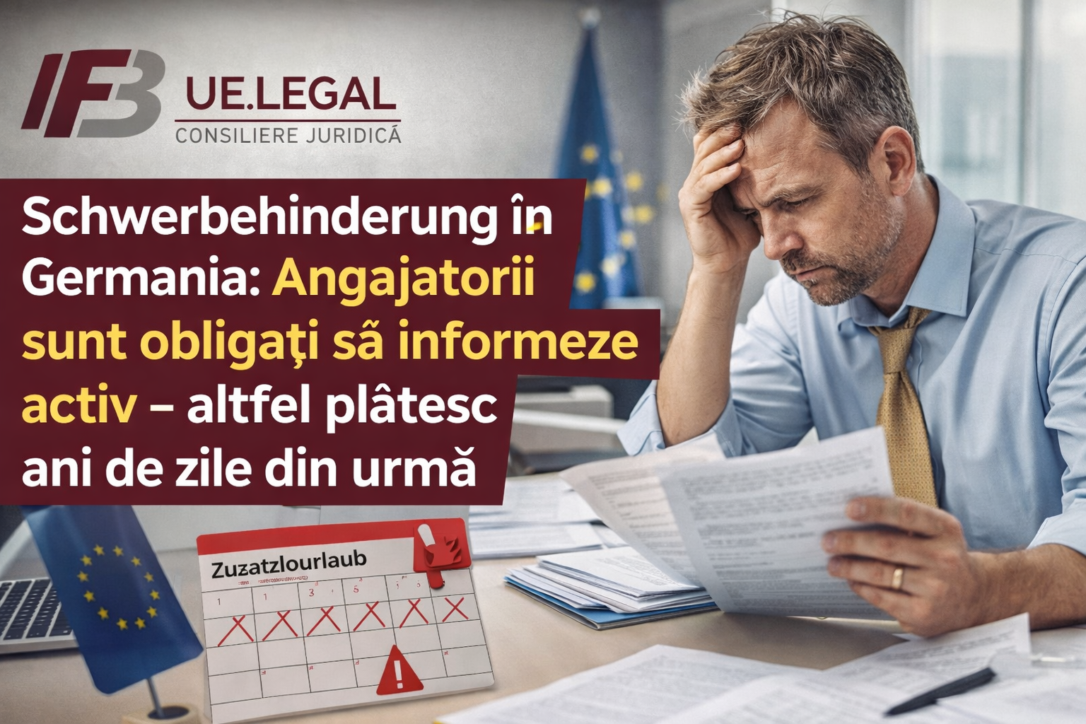 Schwerbehinderung în Germania: angajatorii sunt obligați să informeze activ – altfel plătesc ani de zile din urmă
