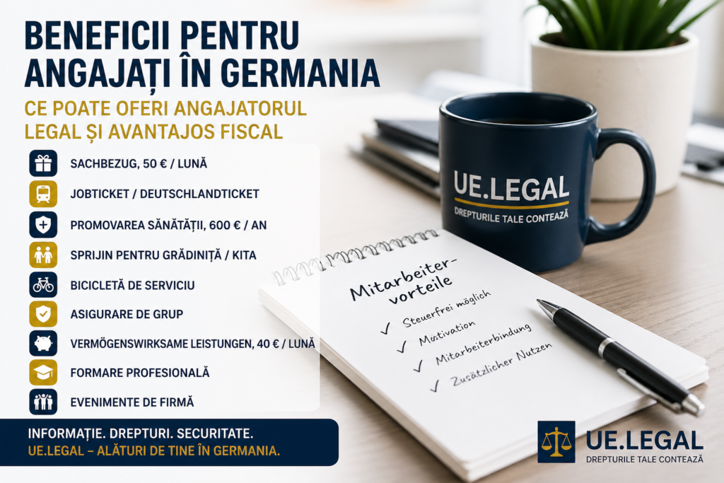 Beneficii pentru angajați în Germania: ce poate oferi angajatorul legal și avantajos fiscal